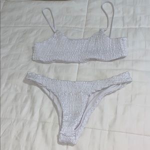 White Zaful Bikini